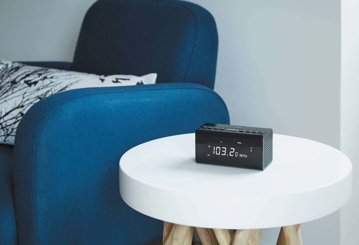 Thomson Cr50 Radio Reloj Despertador - Alarma Dual - Negro