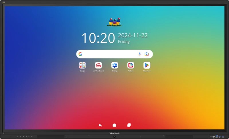 Viewboard 41 Serie Touchscreen 65inch Uhd, Android 16 Edla, Ir 450 Nits, 2x20w + Sub 15w + 8 Array Mic, 3 X Usb-C 8/128gb, 8-Core C