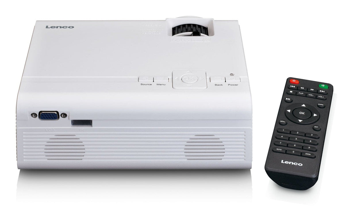 Proyector Lenco Lpj-280wh De Alcance Estándar Lcd Blanco