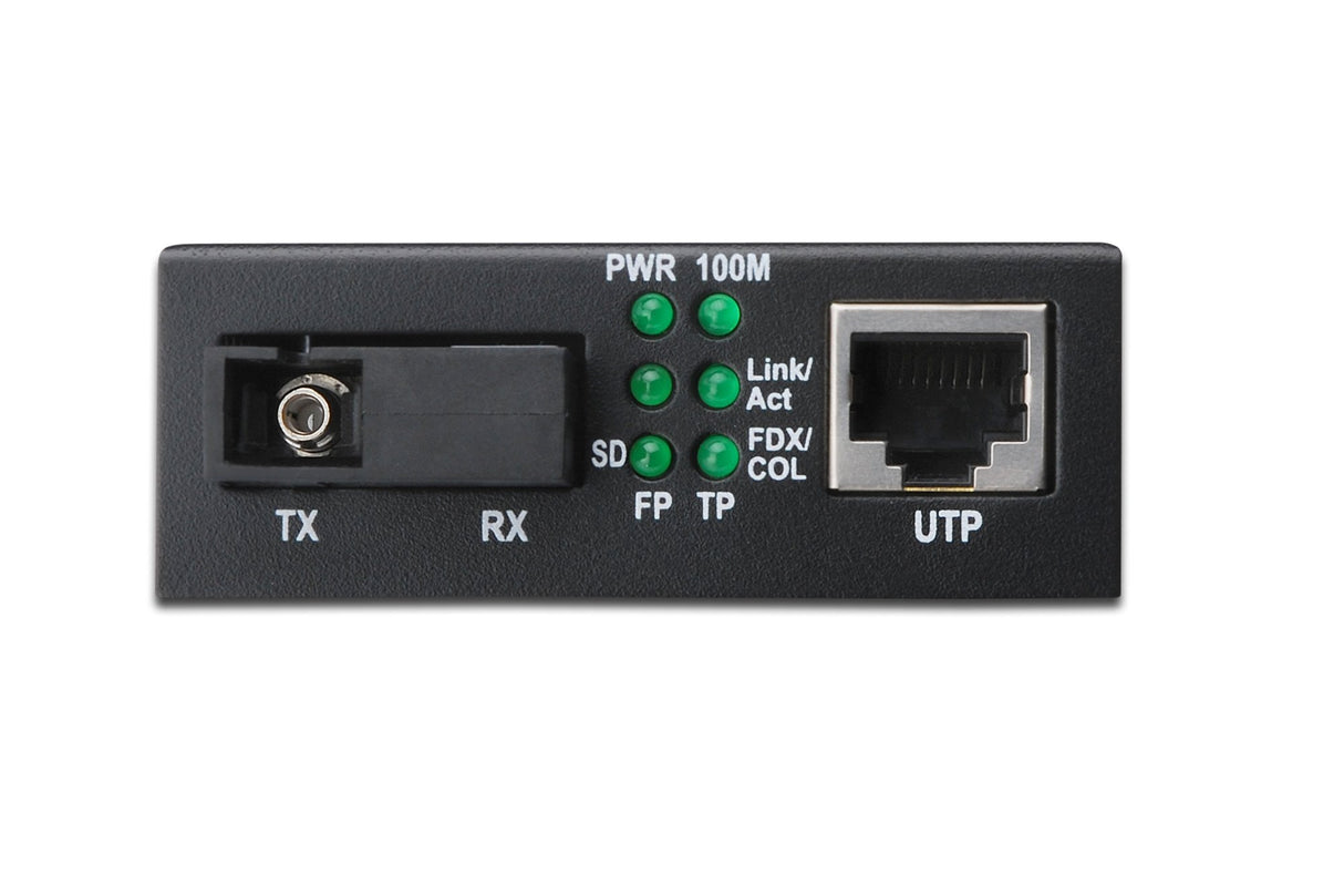EAN 4016032307938 - Digitus DN-82122 convertidor de medio 1000 Mbit/s 1310 nm Monomodo Negro imagen 3