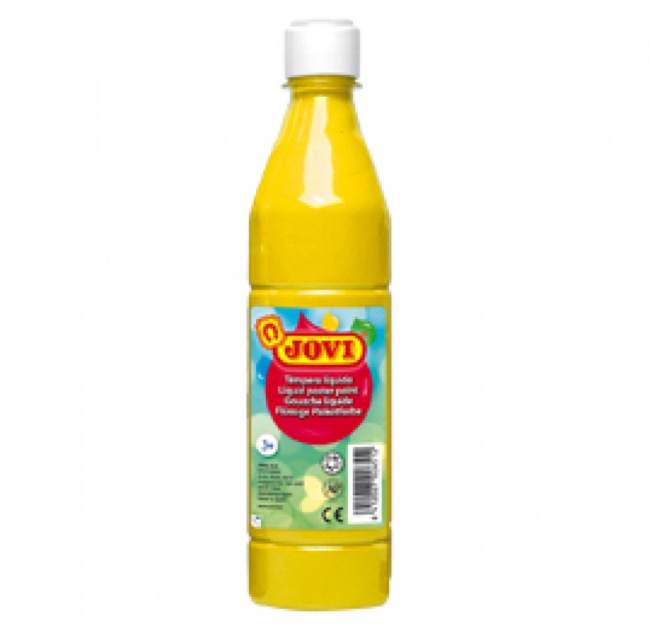 Jovi Témpera Líquida School Botella De 500ml Amarillo