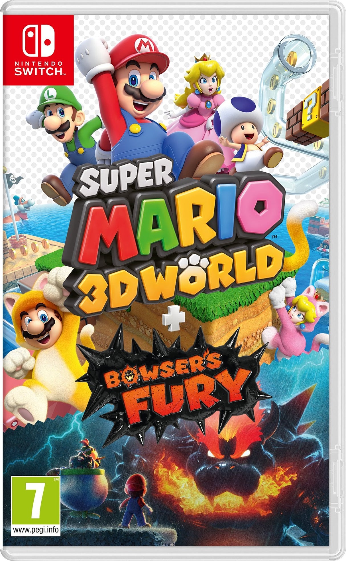 Juego Para Consola Nintendo Switch Super Mario 3d World + Bowsers Fury