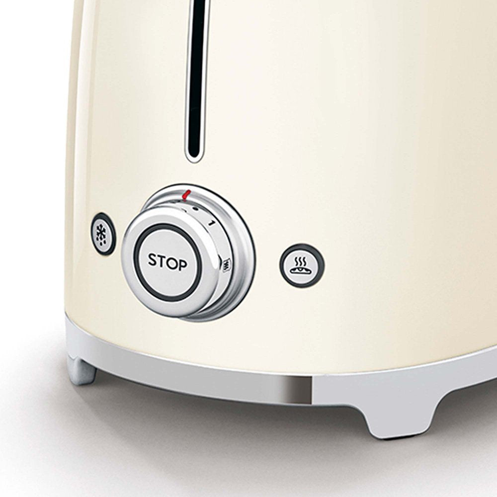 Tostadora Smeg Tsf01creu 2 Rebanada(S) Crema De Color 950 W
