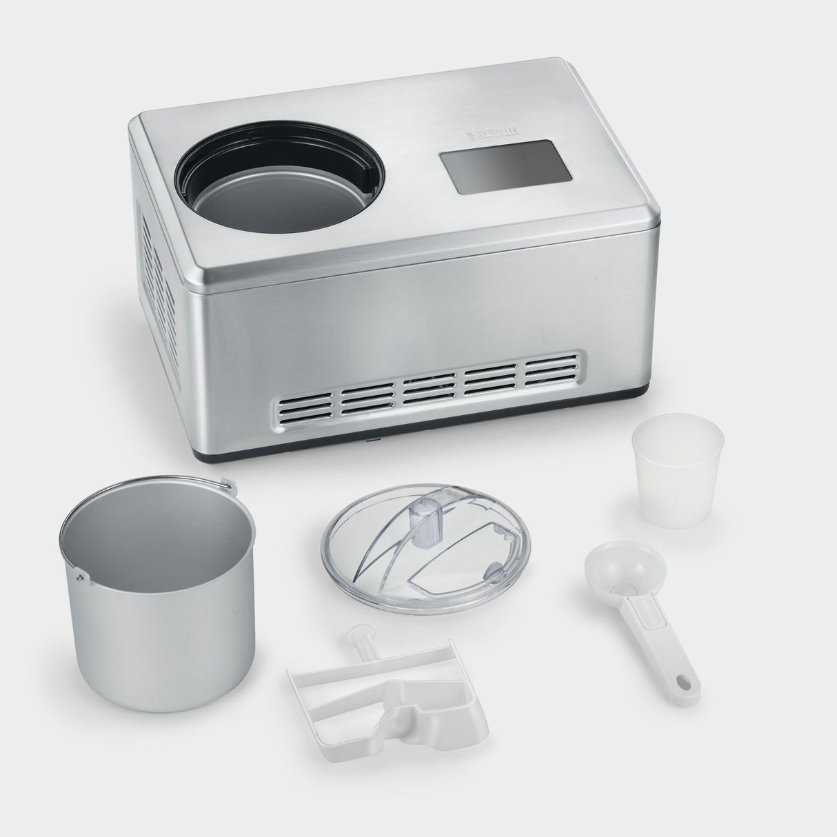 EAN 4008146031748 - Severin EZ 7406 máquina para helados Compresor de helados 2 L 180 W Acero inoxidable imagen 6