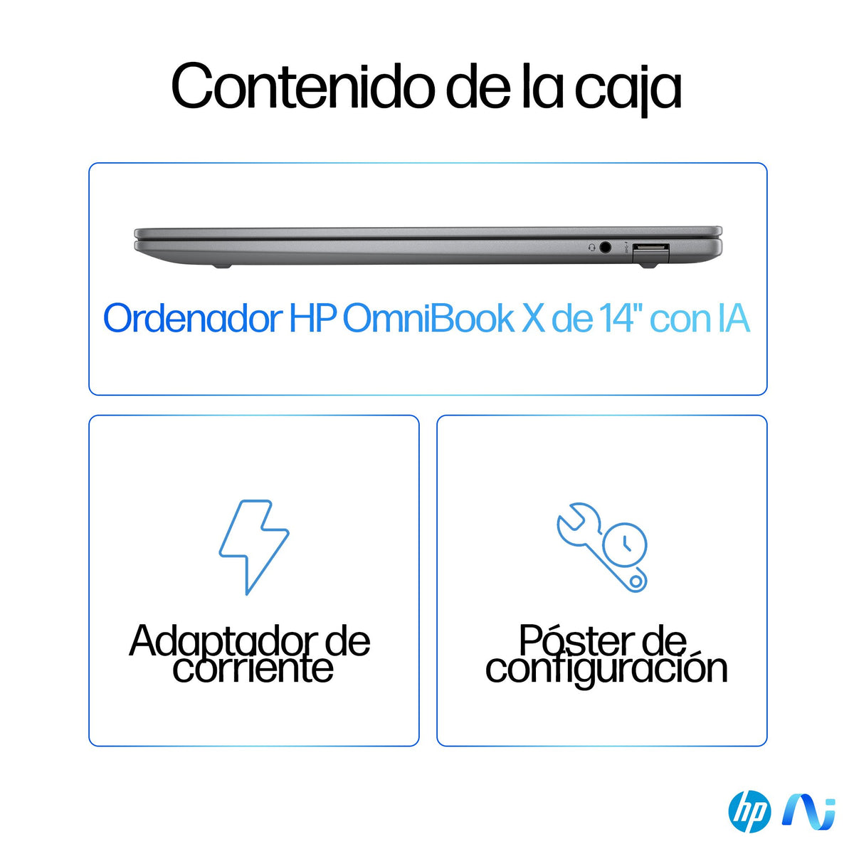 EAN 198701252245 - HP OmniBook X 14-fe0009ns Copilot+ PC Qualcomm Snapdragon X1E-78-100 Portátil 35,6 cm (14") Pantalla tácti imagen 5