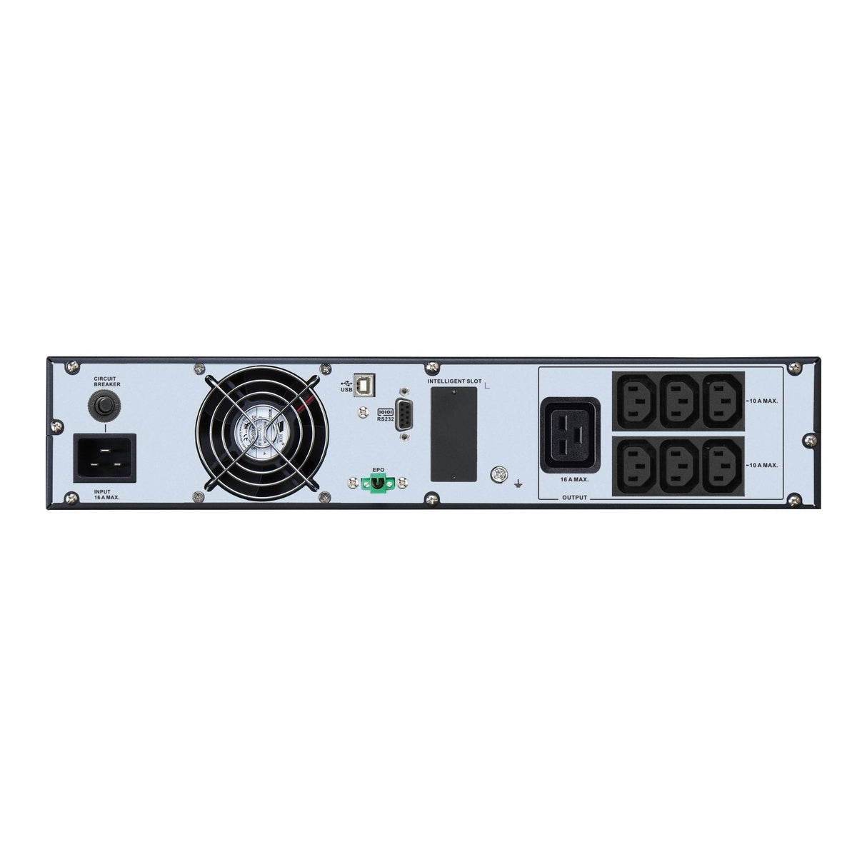 Apc Easy Ups On-Line Ups Rack Ac 230v 2700watt 3000va 1 X Battery Li-Ion Rs-232 Usb Oc 7 2u 19 Bk With Silver