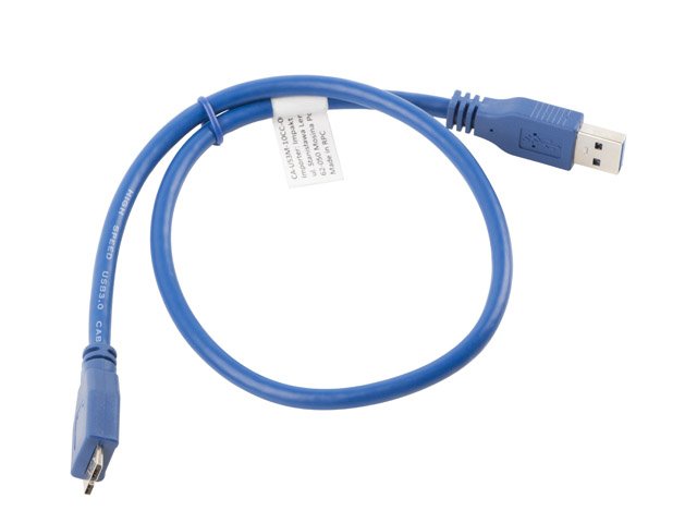 Lanberg Cable Usb 3.0 Macho A Usb Micro B Macho Ca-Us3m-10cc-0005-B,Azul,50 CentaMetros