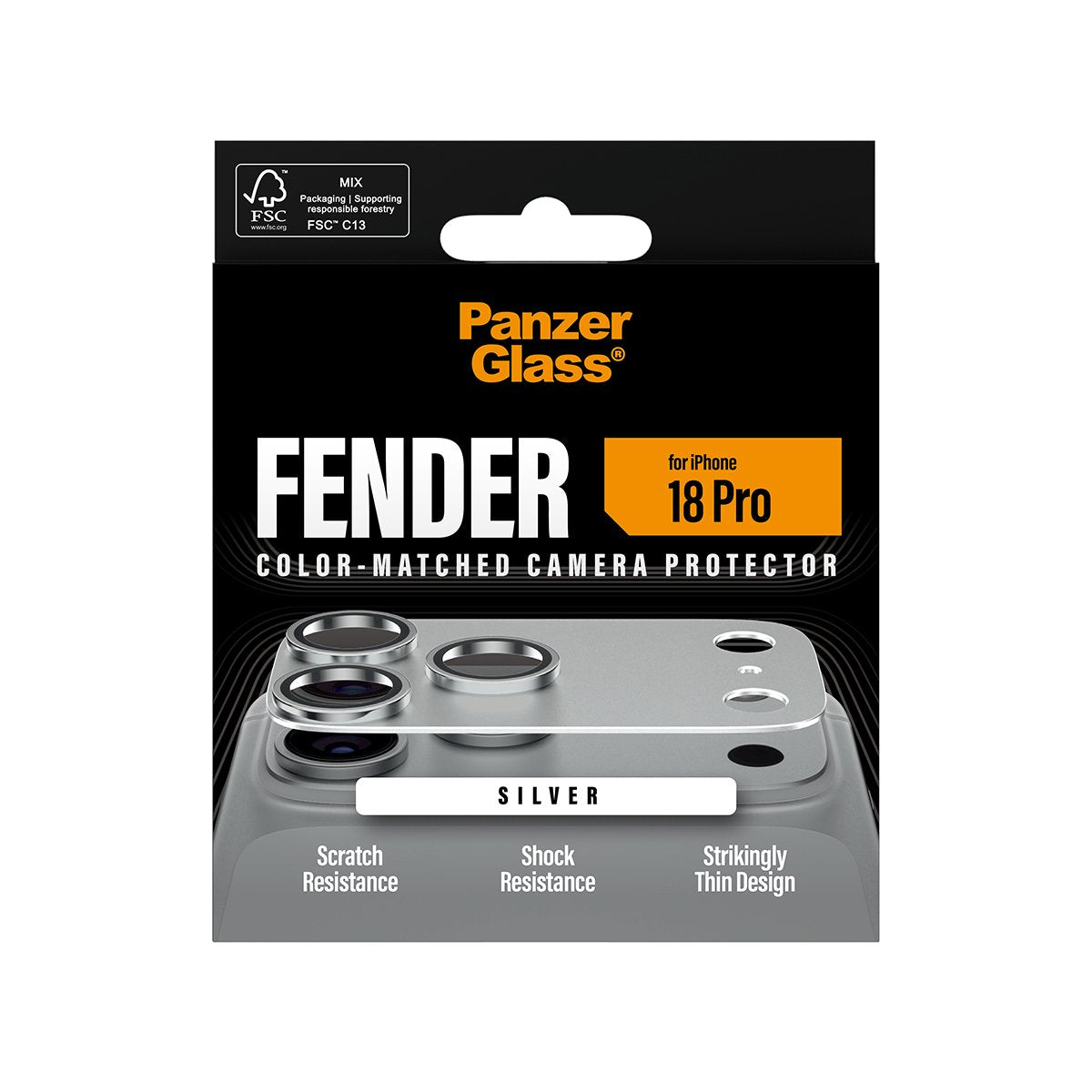 Panzerglass Fender Ip 18 Pro Silber Kameraschutz