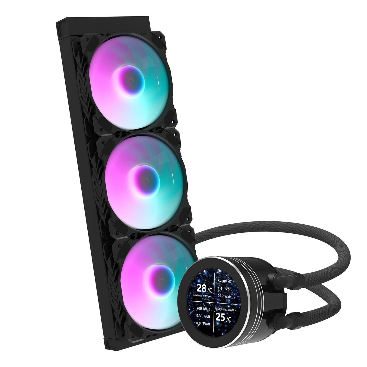 EAN 4711527004513 - darkFlash DW-DN360S-B-ES1 sistema de refrigeración para ordenador Carcasa del ordenador Sistema de refrig imagen 3