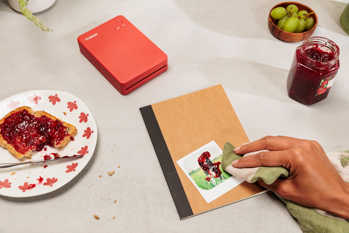 Canon Selphy Qx20 Bk Impresora De Foto Pintar Por Sublimación 287 X 287 Dpi 2.8" X 3.3" (7.2x8.5cm) Wifi