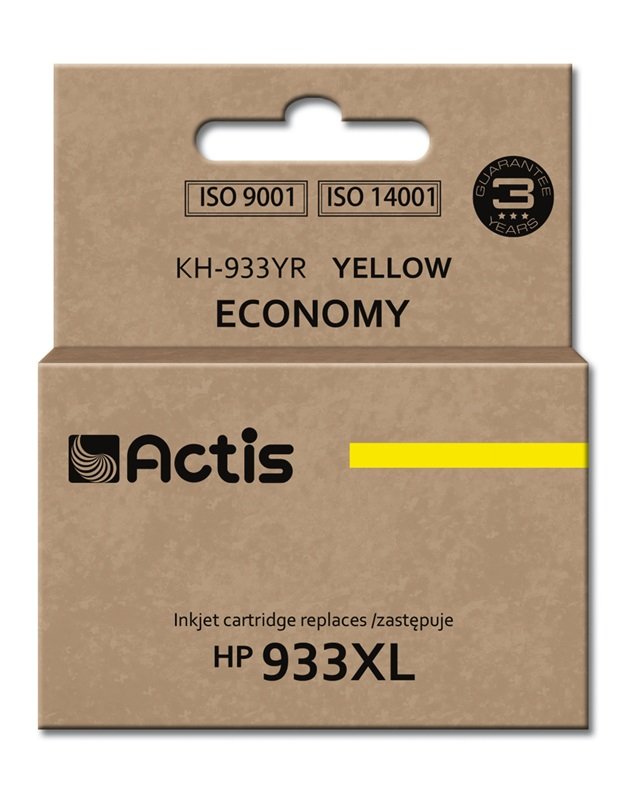 EAN 5901443102281 - Actis KH-933YR cartucho de tinta 1 pieza(s) Compatible Rendimiento estándar Amarillo imagen 1