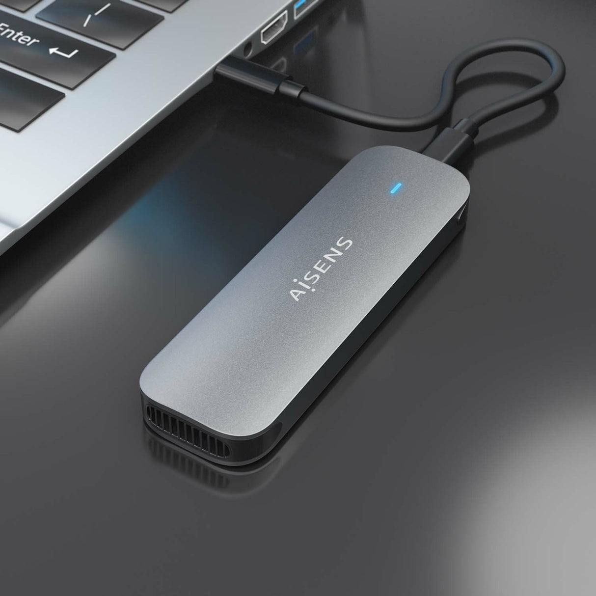 EAN 8436574709674 - AISENS ASM2-006GRY caja para disco duro externo Caja externa para unidad de estado sólido (SSD) imagen 4