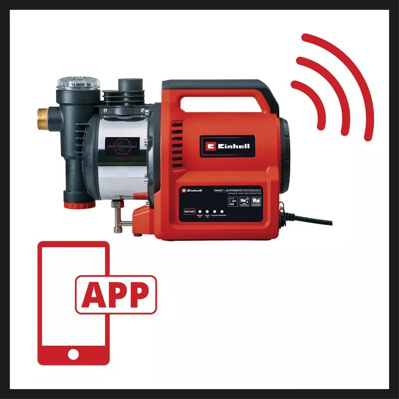 EAN 4006825659986 - Einhell GE-AW 1144 SMART 1100 W 4,8 bar 4400 l/h imagen 3
