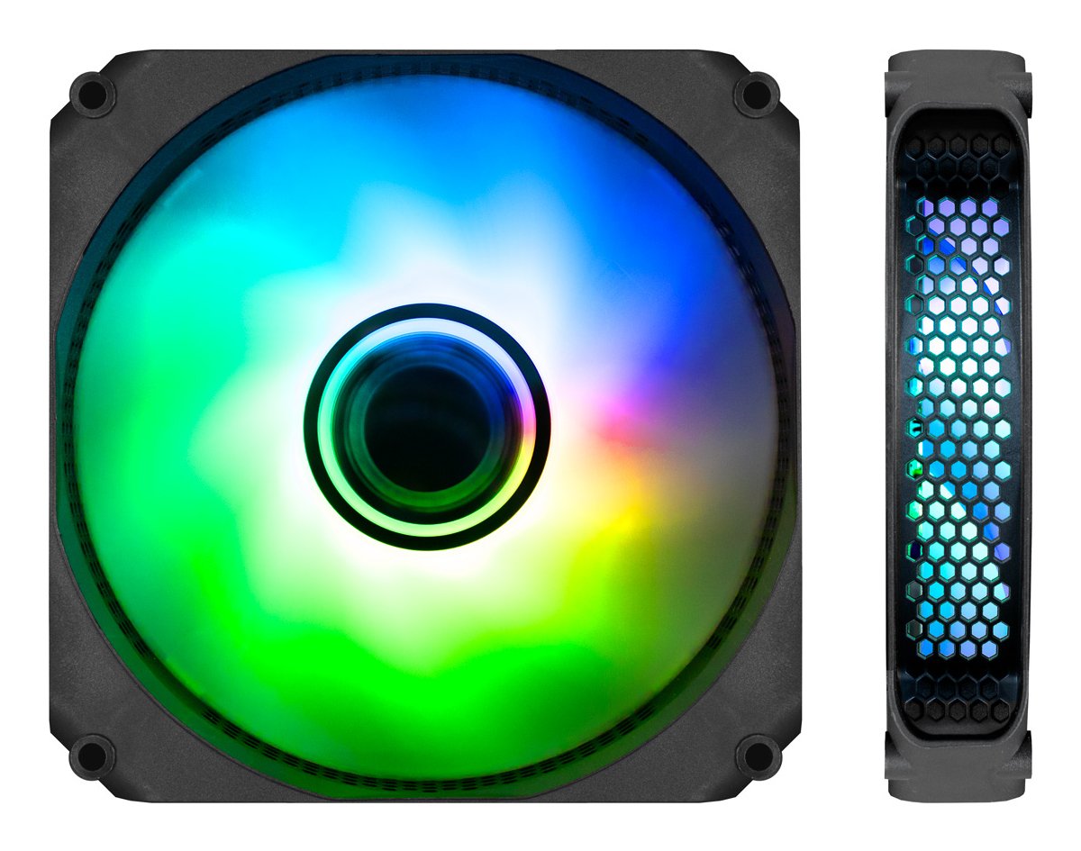 EAN 8436556143069 - CoolBox Infinity Carcasa del ordenador Ventilador 12 cm Multicolor 1 pieza(s) imagen 1