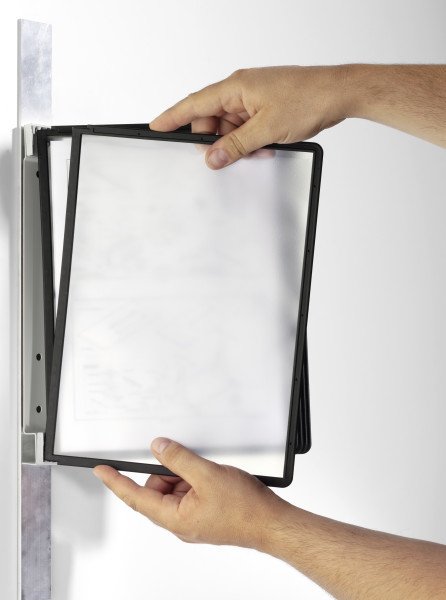 Soporte De Pared Durable Para Panel Visiblevariomagnetwall 5 Visible. Negro