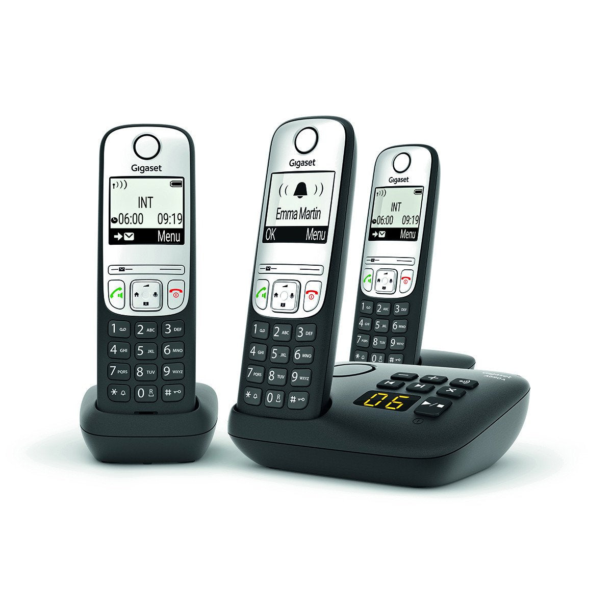 EAN 4250366855707 - Gigaset A690A Teléfono DECT/analógico Identificador de llamadas Negro imagen 2