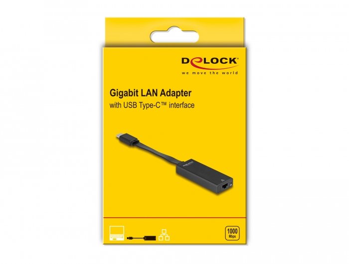 Delock 66246 Adaptador Usb Type-C A Lan Gigabit Pulgadas