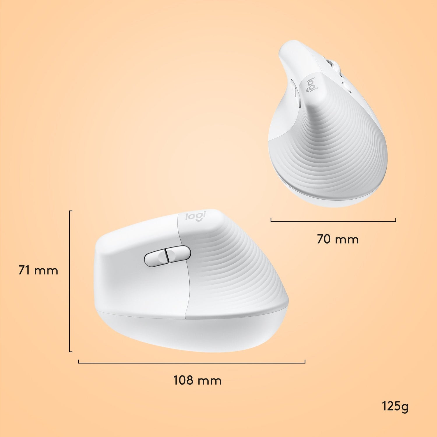 Logitech Lift For Mac Ratón Rf Wireless + Bluetooth Óptico 4000 Dpi