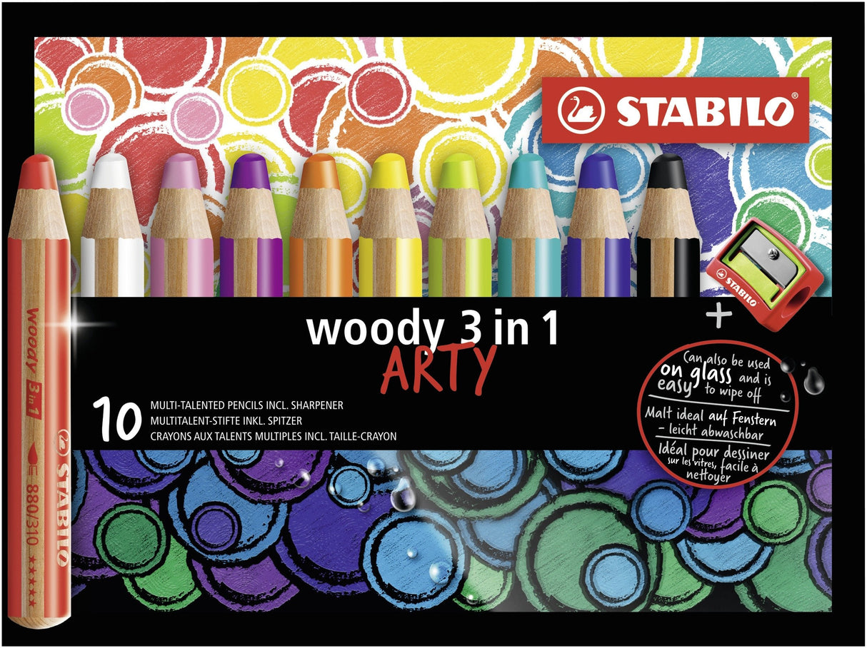 EAN 4006381547147 - STABILO woody 3 in 1 Multicolor 10 pieza(s) imagen 1