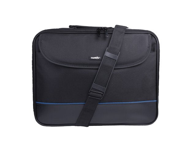 Natec Maletin Portatil Bag Impala Negro Azul 15,6'' (Stiff Shock Absorbing Frame)