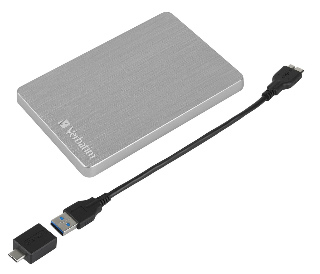 Disco Externo Hdd Verbatim Store N Go 2,5 Alu 1tb Usb 3.2 Gen 1 Silver