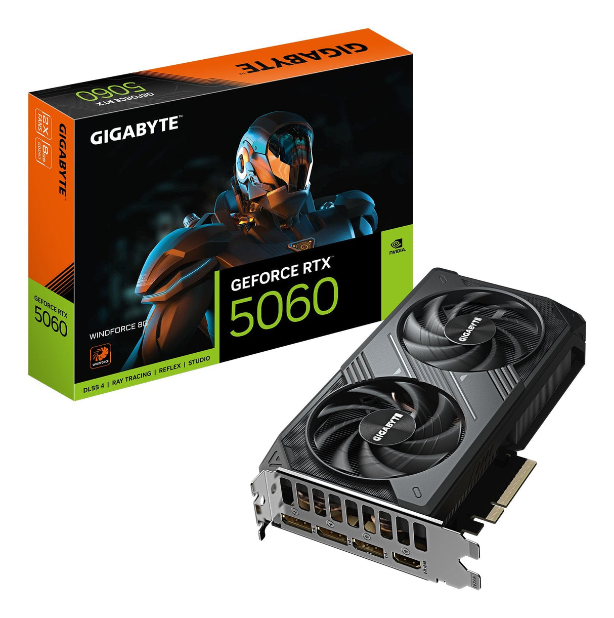 EAN 4719331356378 - GIGABYTE GeForce RTX 5060 WINDFORCE 8G NVIDIA imagen 1