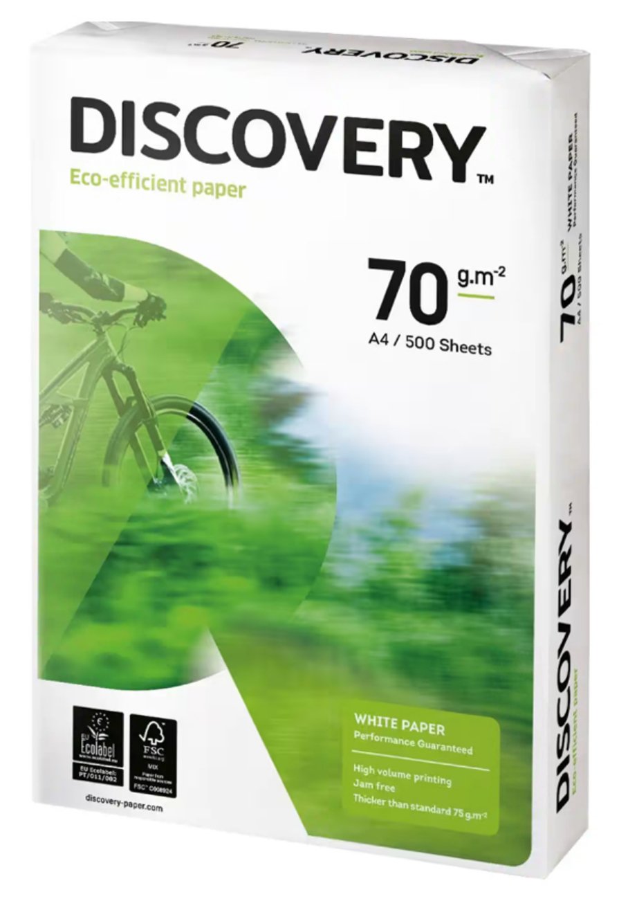 Papel Xero Discovery A4 De 70 G / M2, 500 Hojas
