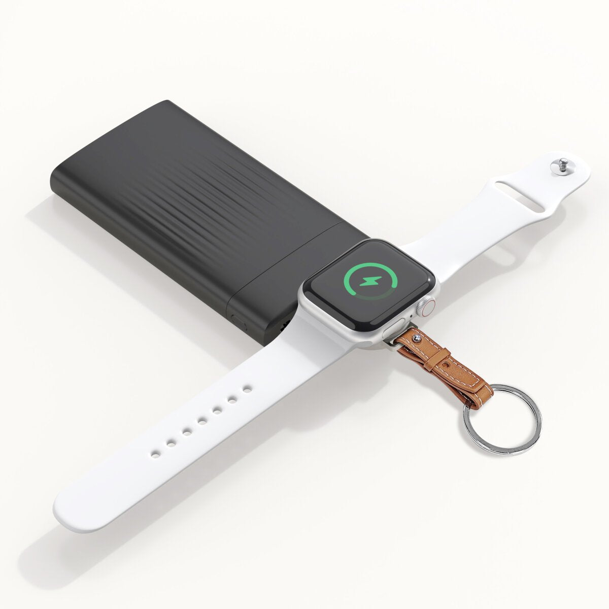 EAN 4252011911479 - 4smarts 541476 cargador de dispositivo móvil Reloj inteligente Marrón, Plata, Blanco USB Cargador inalámb imagen 6