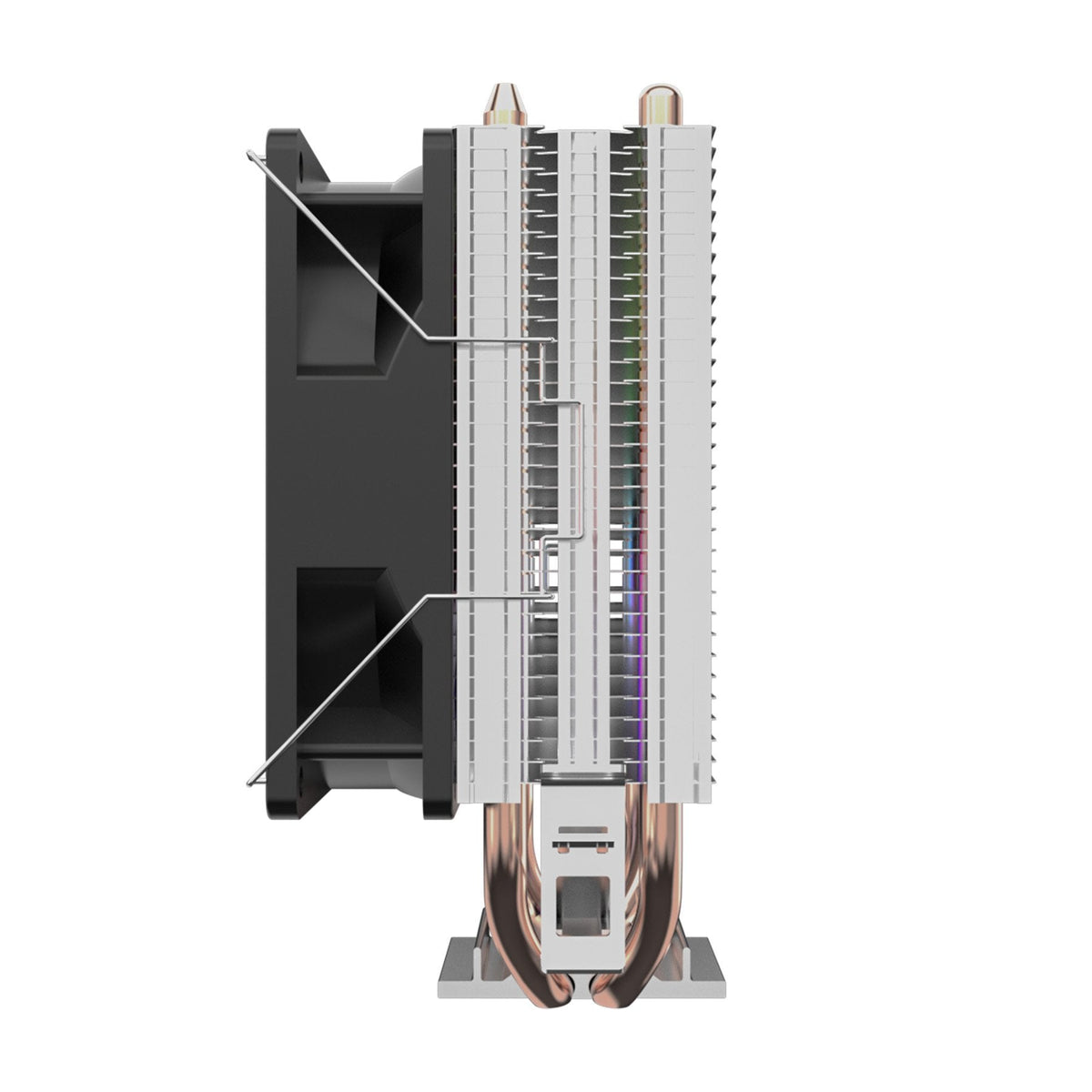Unykach Unycool H21 Argb Disipador Cpu - Multisocket Universal - Ventilador 90mm - Iluminacion Argb - Negro