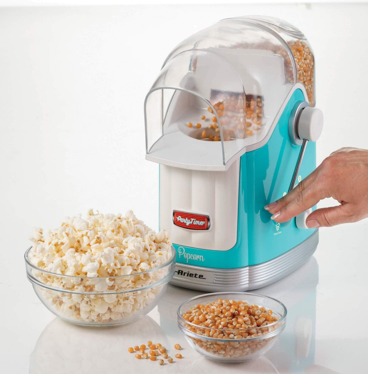 Ariete 00c295801ar0 Palomitas De Maiz Poppers Azul, Blanco 1100 W
