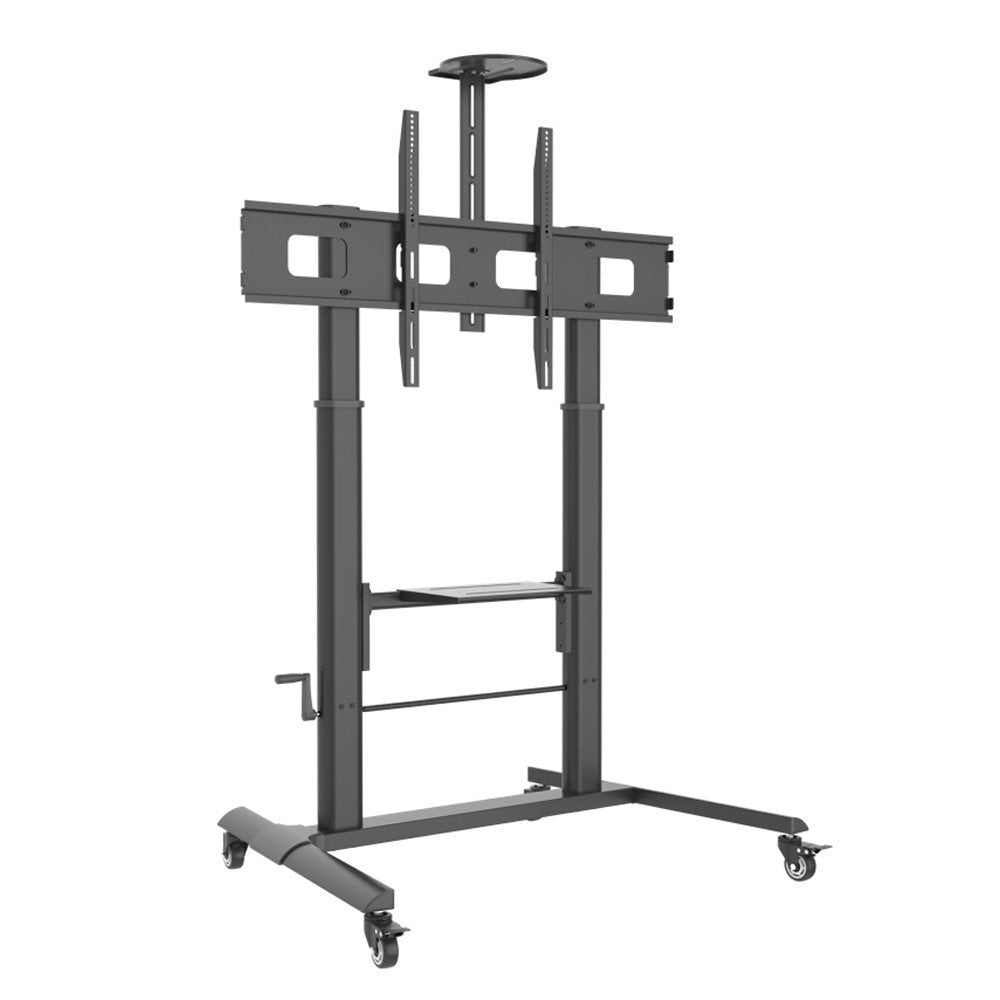 EAN 8059018364491 - Techly ICA-TR230 mueble y soporte para dispositivo multimedia Negro Panel plano Carro multimedia imagen 1