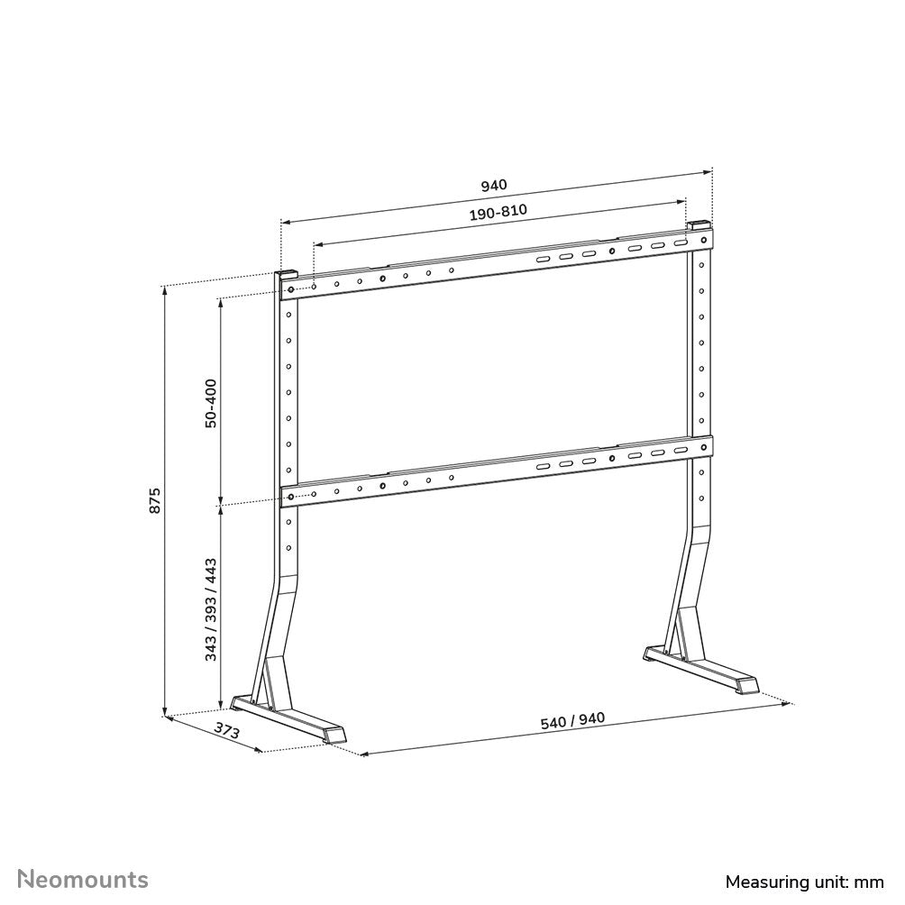 EAN 8717371445287 - Neomounts DS45-430BL18 soporte para TV 2,29 m (90") Negro imagen 16