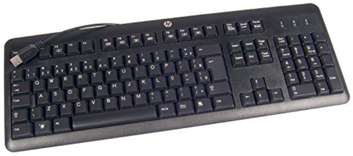 Hp 672647-073 Teclado Usb Español Negro