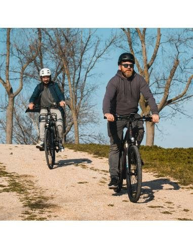 Bicicleta Eléctrica Smatgyro Ebike Sunset Titanium Motor 250w Ruedas 27.5' Titanium