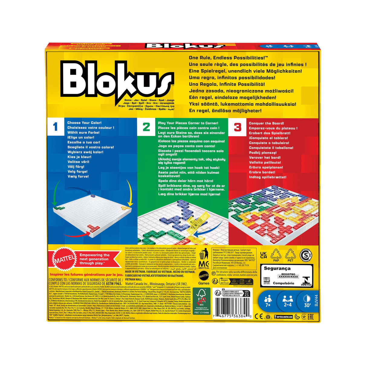 EAN 0746775363840 - Mattel Games BJV44 juego de tablero Juego de mesa imagen 7