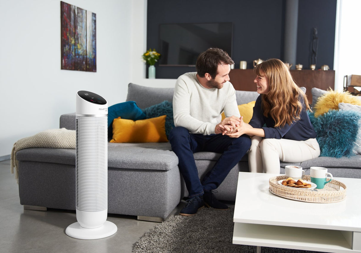 Calefactor Rowenta Silent Comfort Hq8120 Eléctrico Interior Plata 2400 W Ventilador Eléctrico