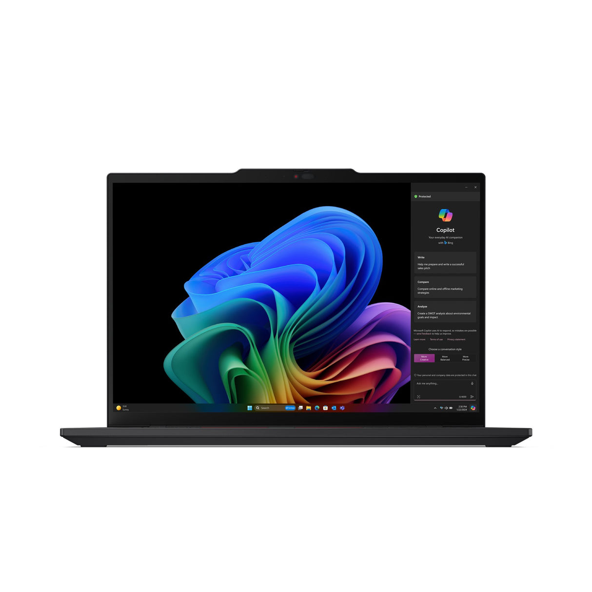EAN 0198155307591 - Lenovo ThinkPad T14s Gen 6 (Snapdragon) Copilot+ PC Qualcomm Snapdragon X1P-42-100 Portátil 35,6 cm (14") imagen 2