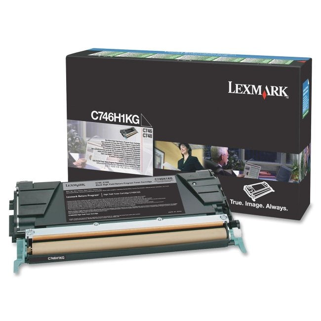 EAN 0734646319744 - Lexmark C746H1KG cartucho de tóner 1 pieza(s) Original Negro imagen 1