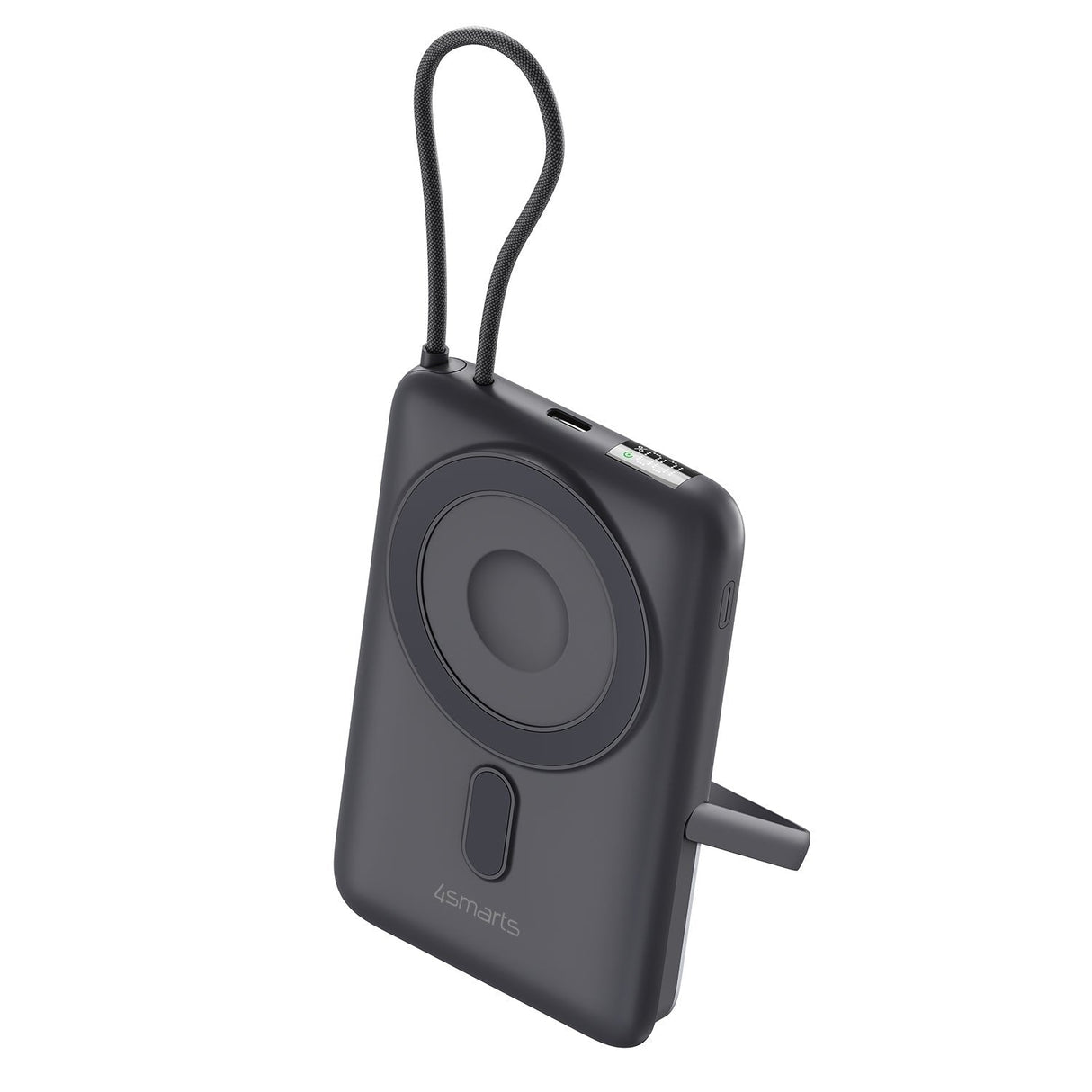 Cargador Inalámbrico 4smarts Enterprise Pocket 10000 Mah Gris