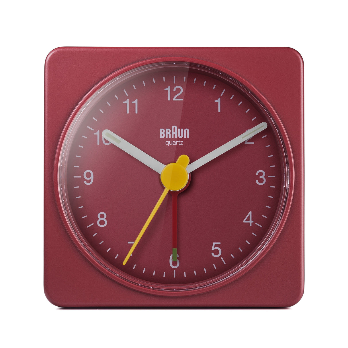 Braun Bc 02 R Reloj Despertador De Cuarzo Rojo
