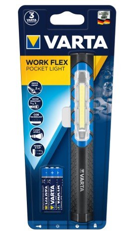 Varta Lampara De Trabajo Work Flex Pocket Light 3aaa