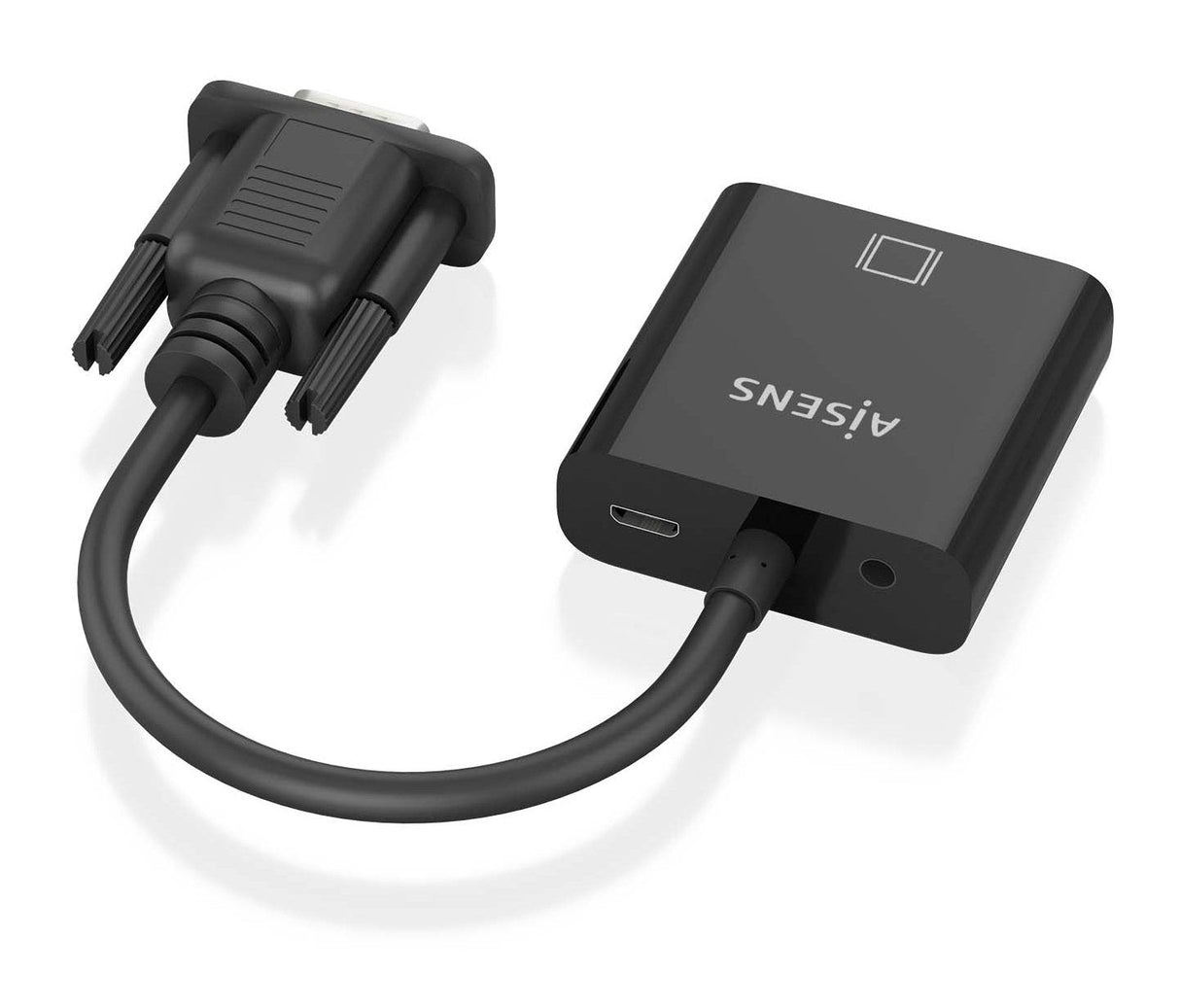 EAN 8435739901601 - AISENS A115-0873 adaptador de cable de vídeo 0,2 m HDMI + 3.5mm + Micro-USB Type-B VGA (D-Sub) imagen 3