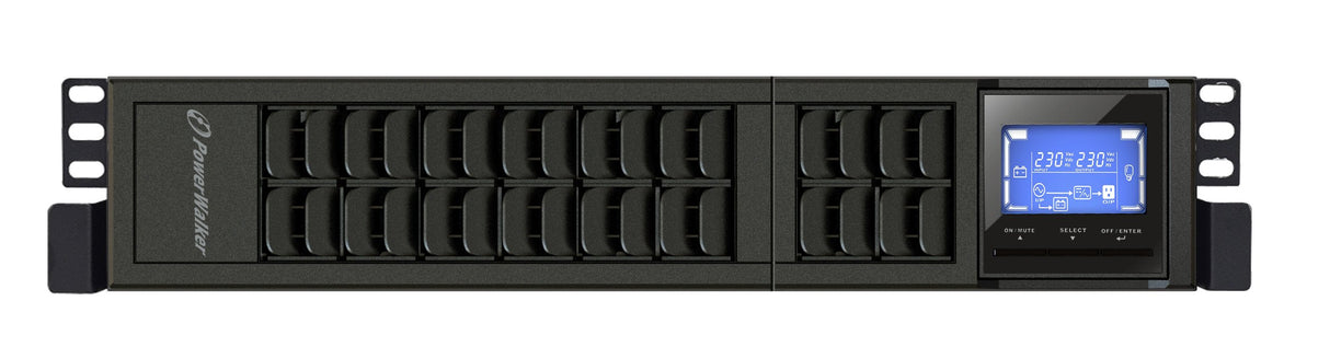 EAN 4260074977172 - PowerWalker VFI 1000CRM LCD sistema de alimentación ininterrumpida (UPS) Doble conversión (en línea) 1 kV imagen 2