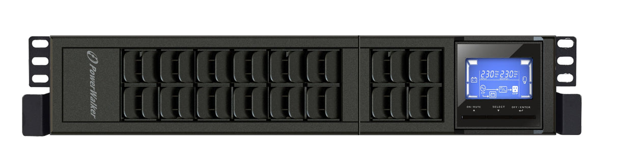 EAN 4260074977189 - PowerWalker VFI 2000CRM LCD sistema de alimentación ininterrumpida (UPS) Doble conversión (en línea) 2 kV imagen 2