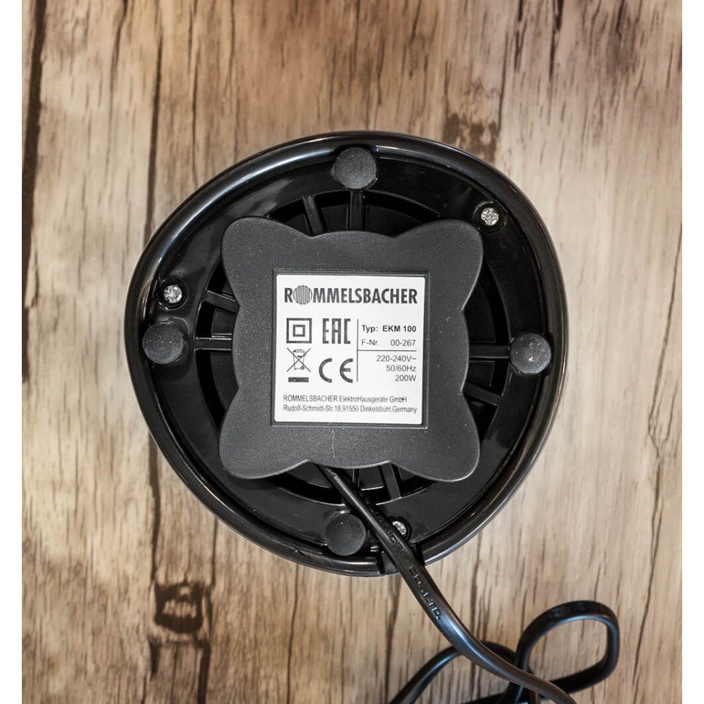 EAN 4001797862204 - Rommelsbacher EKM 100 200 W Negro, Acero inoxidable imagen 7