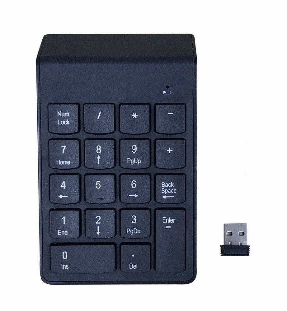 Gembird Kpd-W-02 Teclado Numerico Inalambrico 18 Teclas Negro