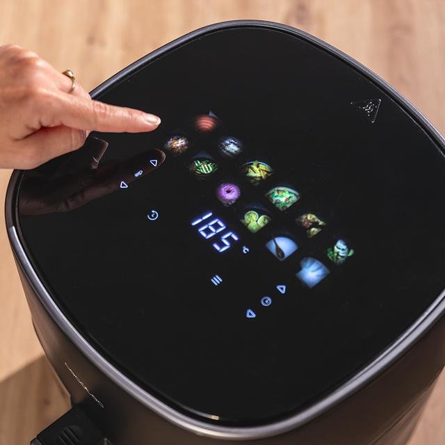 EAN 8435771915888 - Cecotec Cecofry&Grill Duoheat 6500 Sencillo 6,5 L Independiente 2200 W Freidora de aire caliente Negro imagen 9