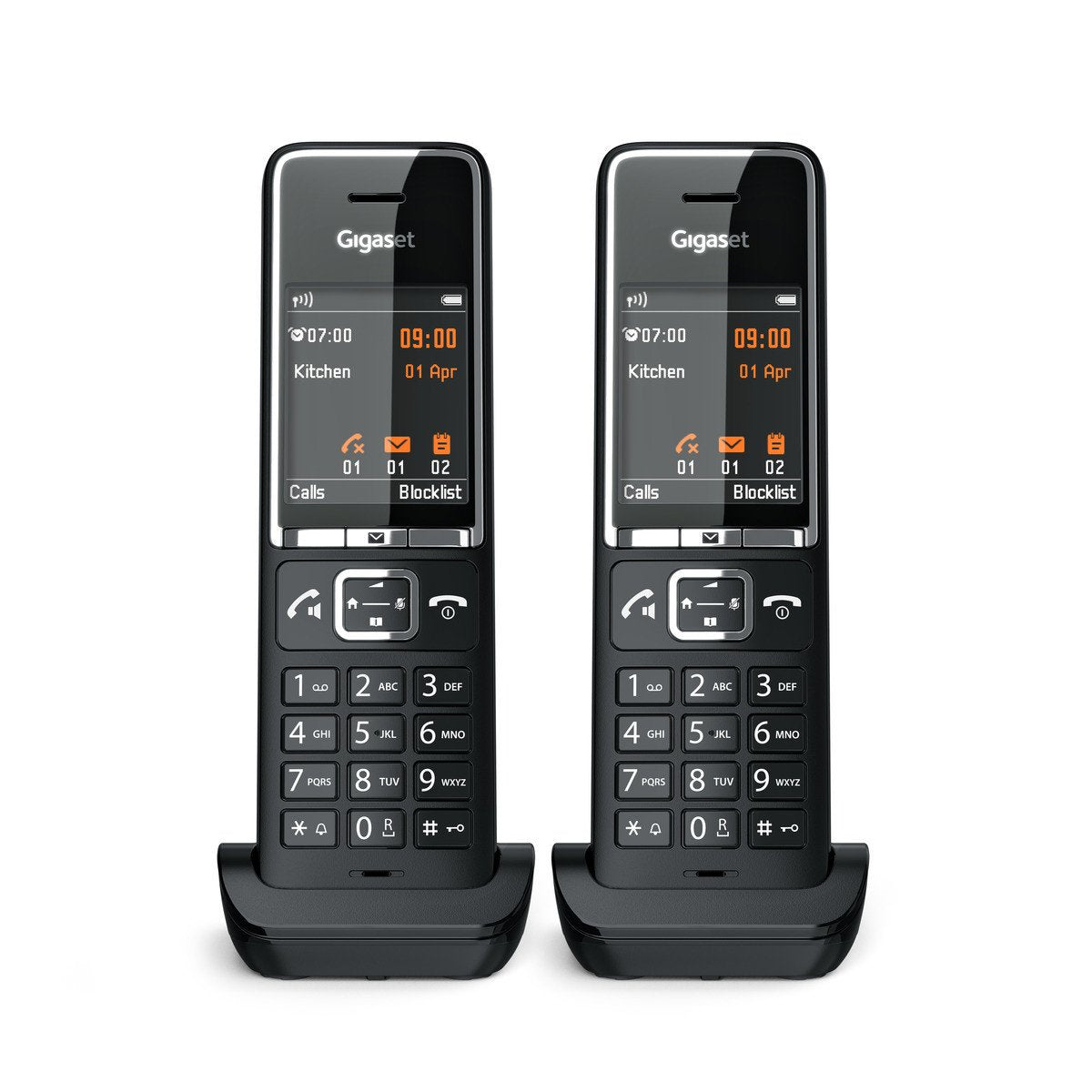 Telefono Gigaset Comfort 550hx Duo Black/Chrome