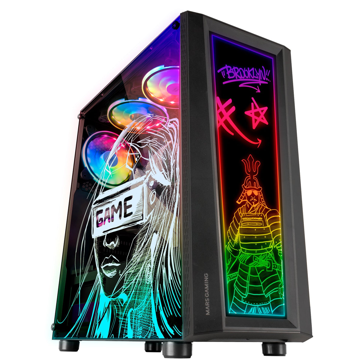 EAN 8435693100348 - Mars Gaming MCART carcasa de ordenador Midi Tower imagen 2