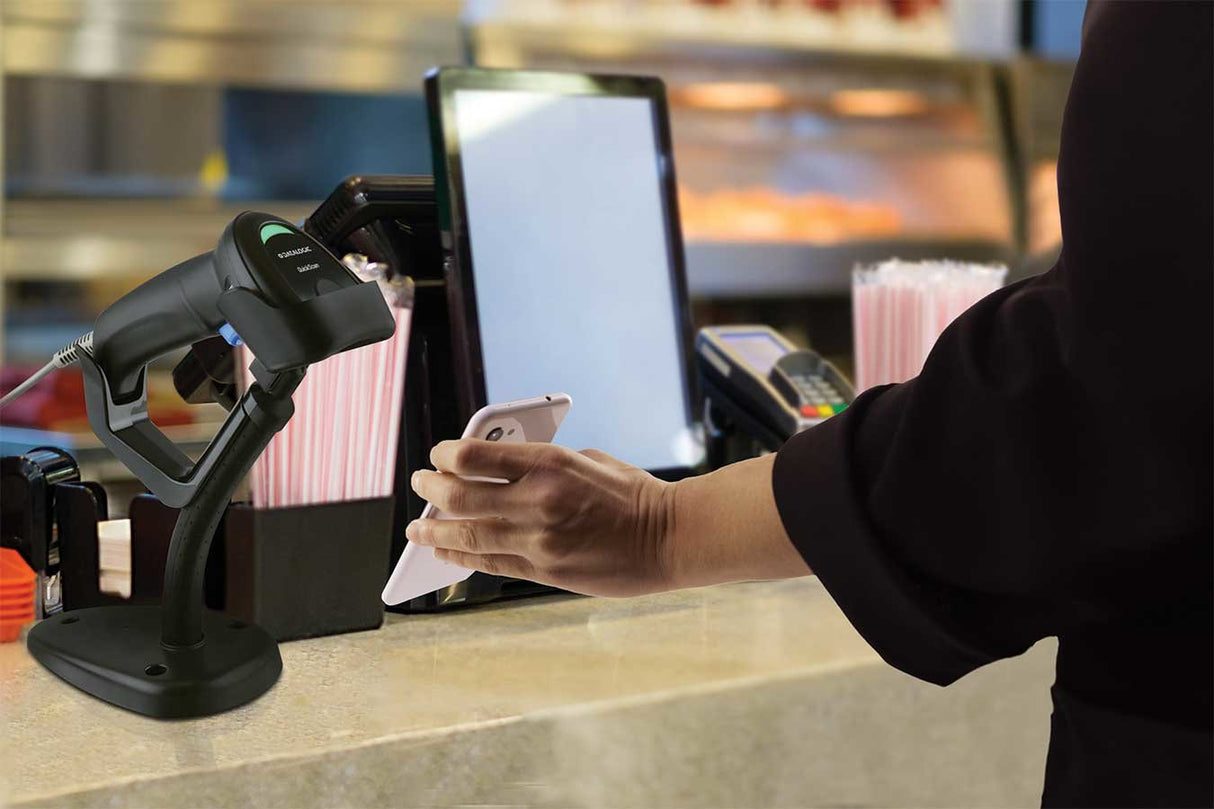 Quickscan I Qd2220 Kit Linear Imager Usb-Only Black (Kit Includes Scanner Usb Cable 90a052065 And Stand Std-Qw25-Bk)